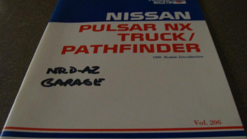 1990 nissan pulsar nx truck pathfinder product bulletin vol. 206