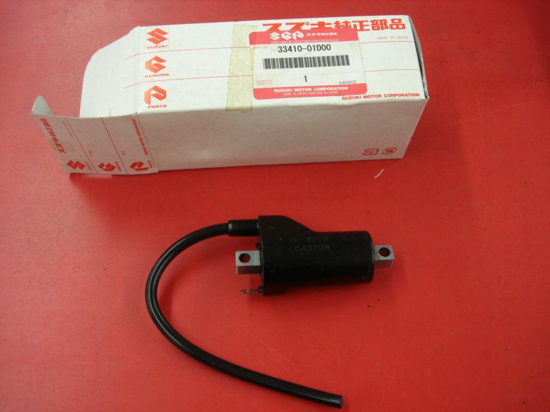 1989-2002 nos suzuki gs500 ignition coil 33410-01d00 & spk plug caps 33510-97313