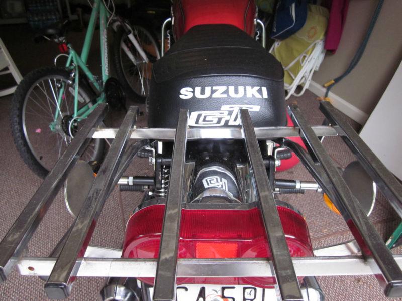 Chrome luggage rack for suzuki gt750 reduced!
