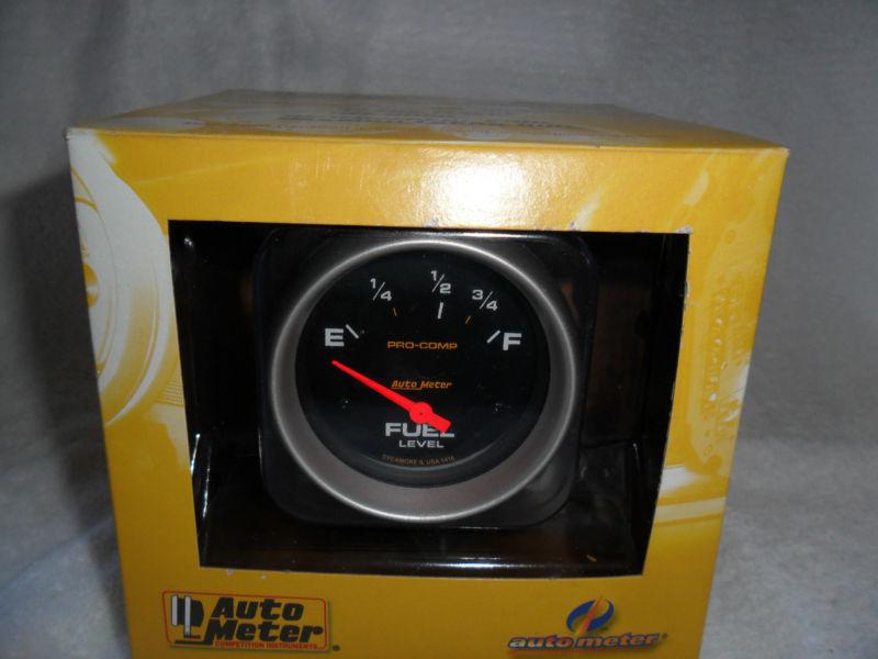 Autometer pro comp fuel gauge 5416 electric  2 5/8" od 