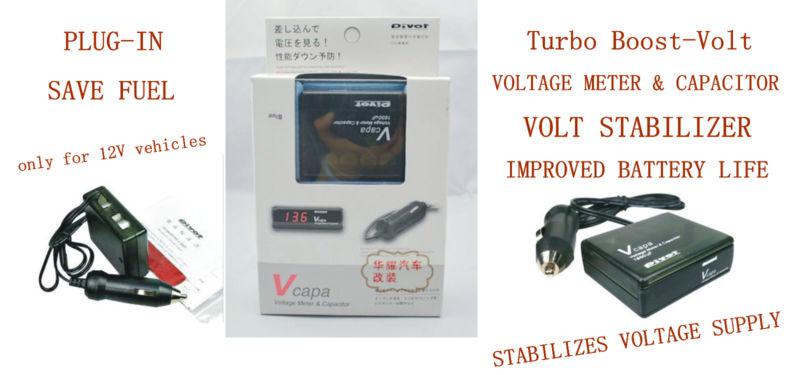 Voltage stabilizer regulator fuel saver (plug-in) improved battery life