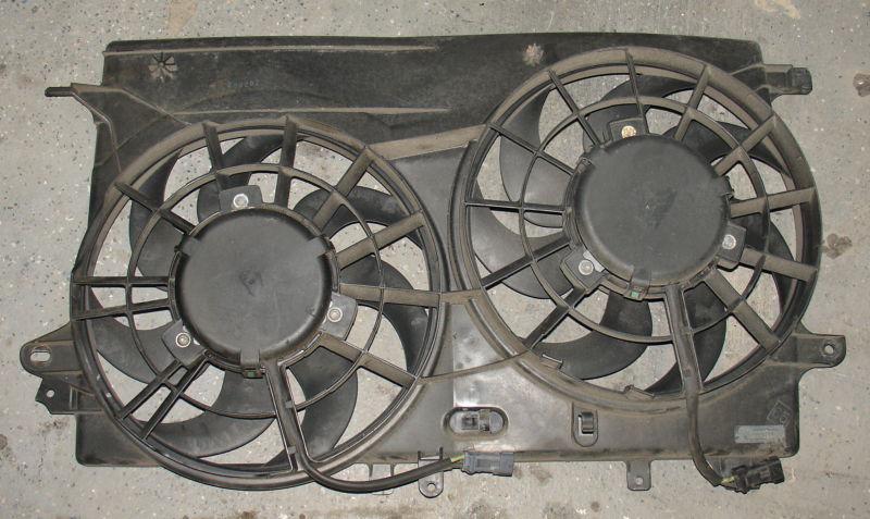 Oem saab 9.5 radiator cooling fan assembly 2000 01 02 03 04 05 06