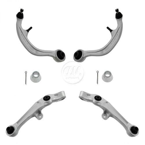 Front lower control arm kit set of 4 for nissan 350z g35 2dr coupe rwd
