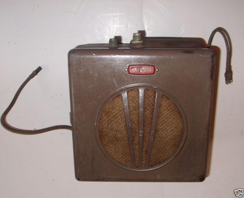  vintage "arvin" vacuum tube automotive radio  