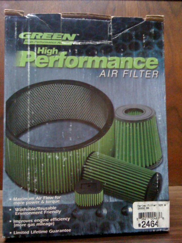 New green high performance air filter for harley davidson buy it now