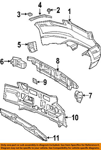 Chrysler oem 5159187aa rear bumper-bumper cover