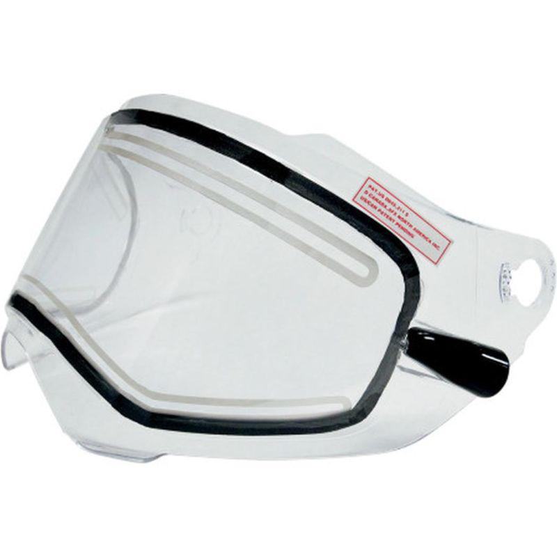 Afx fx39-ds ampd electric double lens snow adult helmet shield/visor,clear