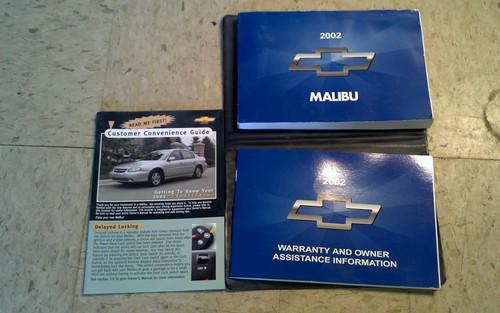 Chevy malibu 2002 owner's manual