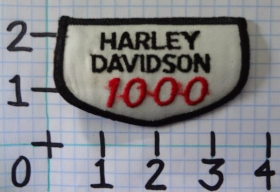 Vintage nos harley davidson motorcycle patch from the 70's 003