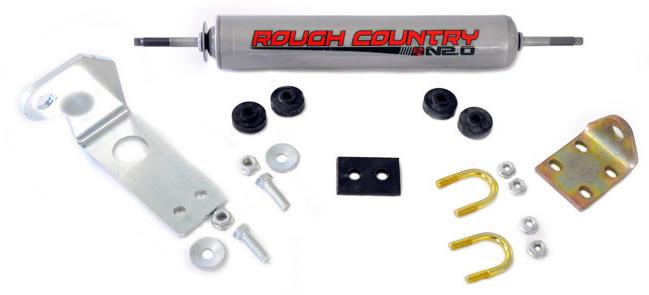 Rough country 87343.20 steering stabilizer n2.0 ford