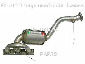 Bmw 323ci 323i 328i state exhaust manifold catalytic converter cylinders 1-3