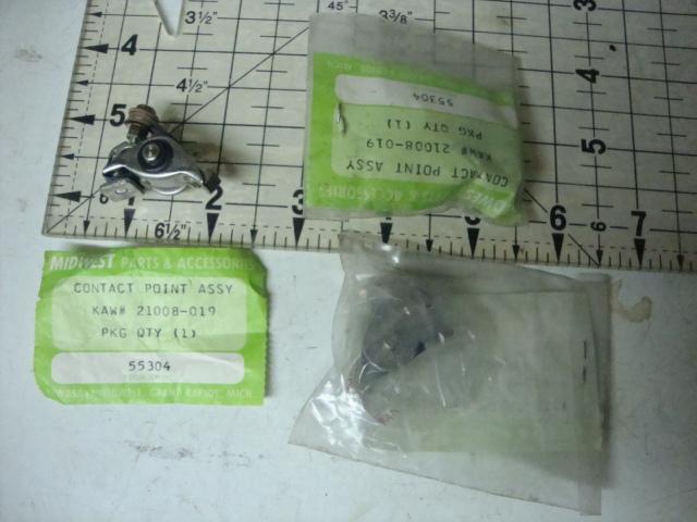 Kawasaki s1 s2 s3 kh250 kh400 350 tune up points  21008-019 point nos vintage