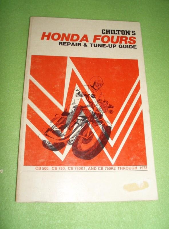Vintage honda cb500f cb750k0 cb750k1 ck750k2 fours shop service manual 1969-1972