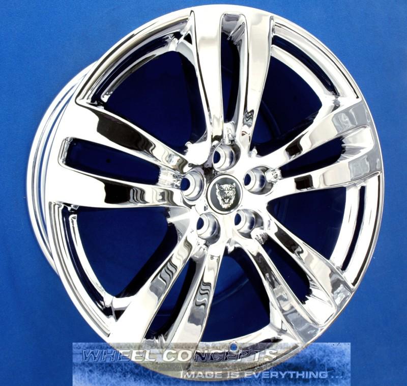 Jaguar xj xjl toba 19 inch chrome wheel exchange xj-l factory oem 19" tobia rims