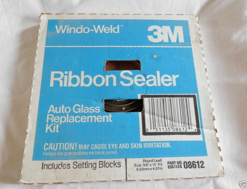 3m windo-weld ribbon sealer, auto glass replacement kit, 3/8" x 15', -08612