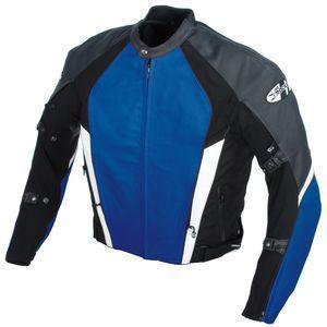 New joe rocket blue pro street leather jacket size 50