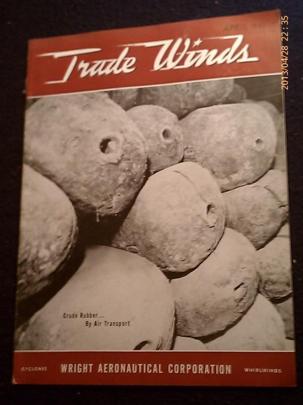 Wright aeronautical corporation trade winds employee publication april 1943