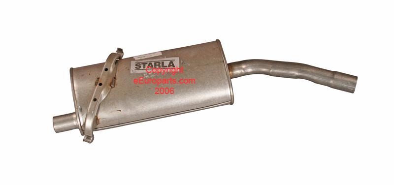 New starla mid-muffler (center muffler) 08445 saab oe 5466198