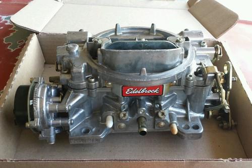 Edelbrock carburetor, performer, 750 cfm, 4-barrel, square bore, electric choke