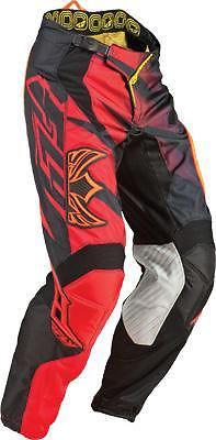 Fly racing kinetic inversion motocross pants red black size us 24