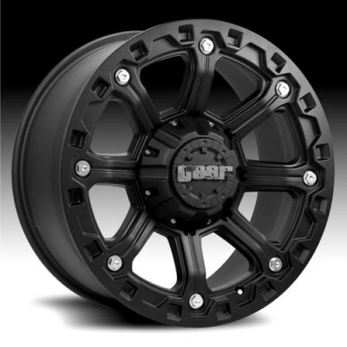 20" gear alloy blackjack black with 35x12.50x20 toyo open country mt wheels rims