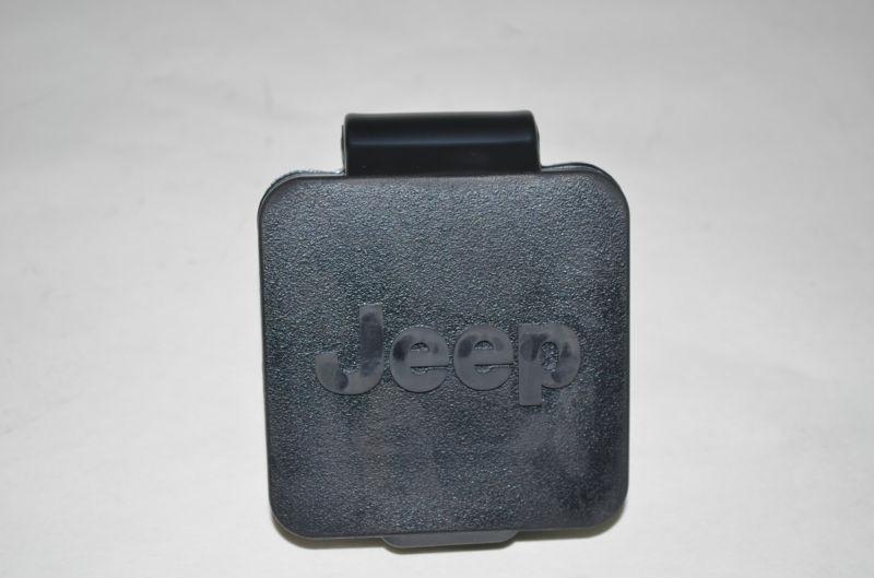 Jeep wrangler trailer hitch cover plug jeep logo 82208453ab oem mopar commander