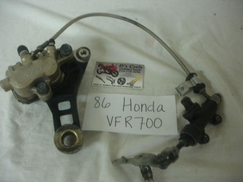 86-87 honda vfr-700 rear brakes, complete. good used oem
