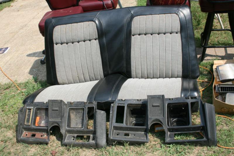 1969 camaro back seat houndstooth used original