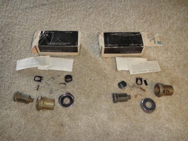 1969 chevy buick +more nos lock service front door (2) kits uncoded gm# 3961302