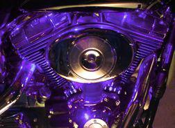 Purple motorcycle 20 led accent light kit