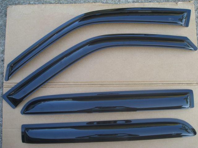 2002-2012 ford expedition oem window deflectors - 4 piece #f75z-18246-aa *new