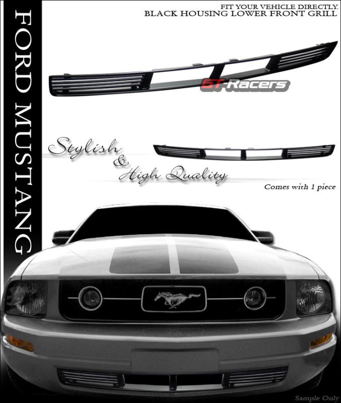 Find Black Horizontal Gt Style Front Lower Bumper Grill