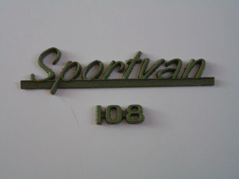 Chevrolet sportvan 108 emblem