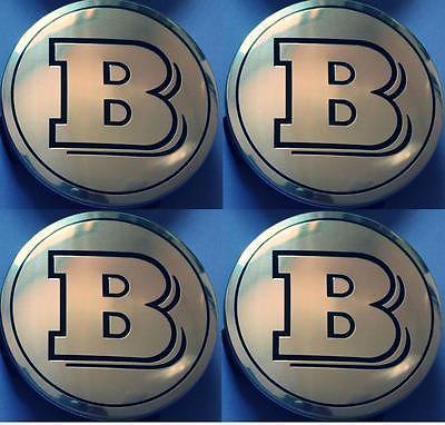 4 pcs mercedes benz b logo wheel center cap c e s cl ml sl slk clk 75mm chrome