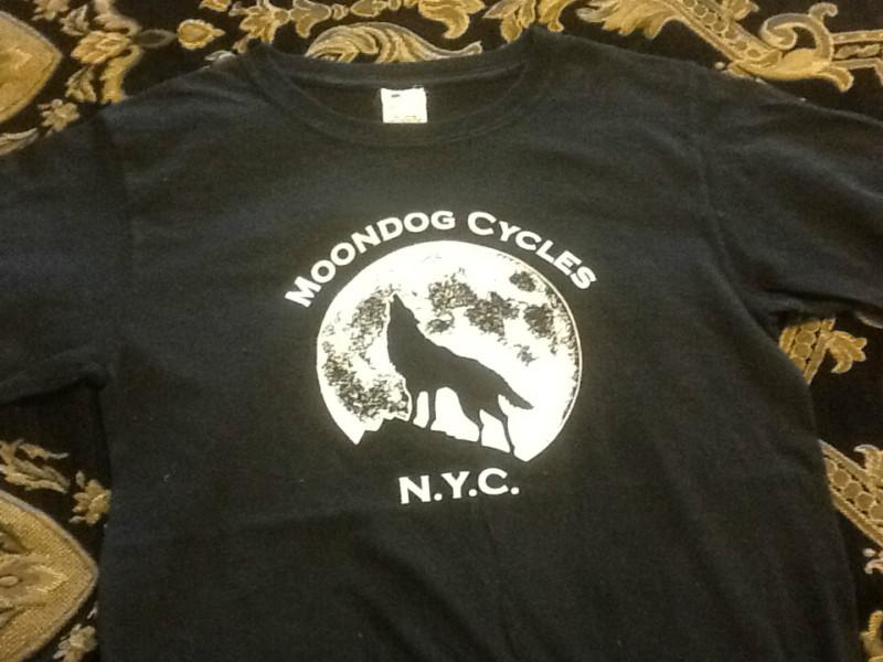 Moondog cycles nyc short sleeve tee shirt small