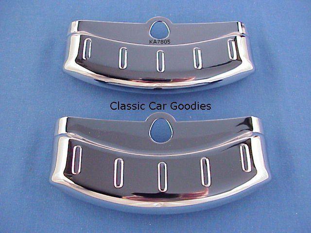 1956 ford dual exhaust deflectors (2) fairlane new!