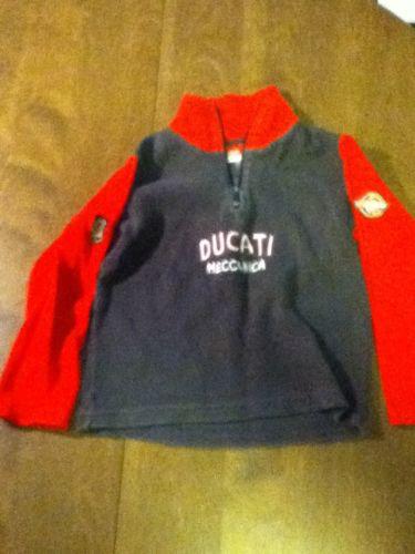 Ducati sweatshirt kids size 4-6t zippered sweatshirt nice ducati meccanica