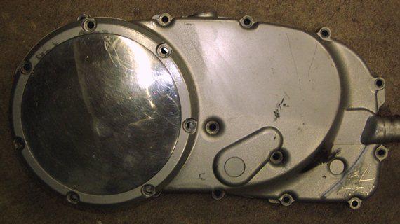 Vulcan 750 vn750 right engine cover with polished clutch cover