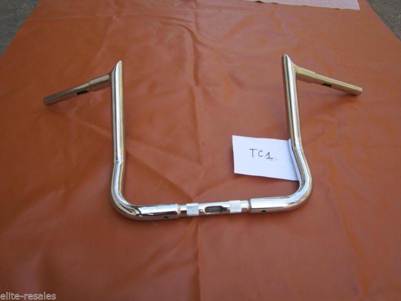 Ape hanger handlebar 15" 1-1/4" o.d. harley softail touring sportster dyna 