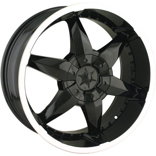 24x9.5 black dip flyer wheels 5x115 5x5 +15 chrysler 300 srt8 300s rwd 300 rwd