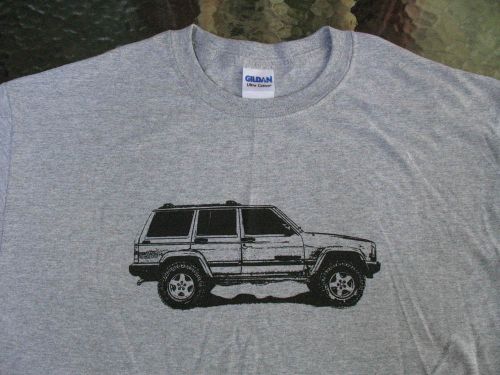 Jeep cherokee print  t shirt  xl  laredo xj classic sport