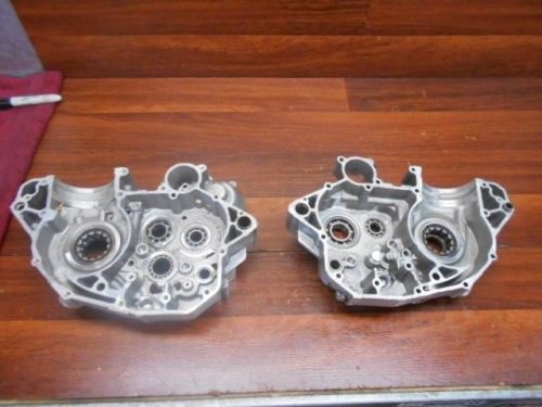 2006 06 ktm 250 sxf engine crank case crankcase halves lef right matching