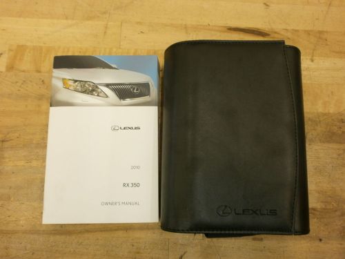 2010 lexus rx 350 owners manual