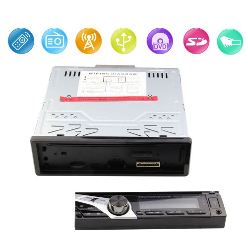 Car fm receiver mp3 player in-dash single din stereo cd/dvd subwoofer aux radio