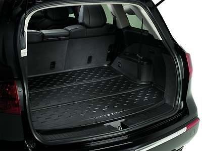 Acura oem mdx black rubber cargo mat folding trunk tray 2007-2013 tri-fold