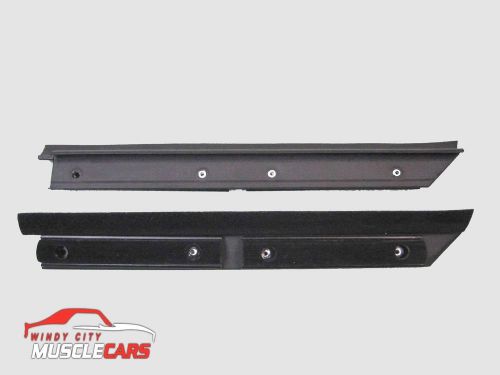 1983-93 ford mustang convertible quarter window outer belt weatherstrip kit nr!