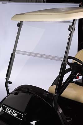Club car golf cart part fold down clear windshield precedent 2004-up