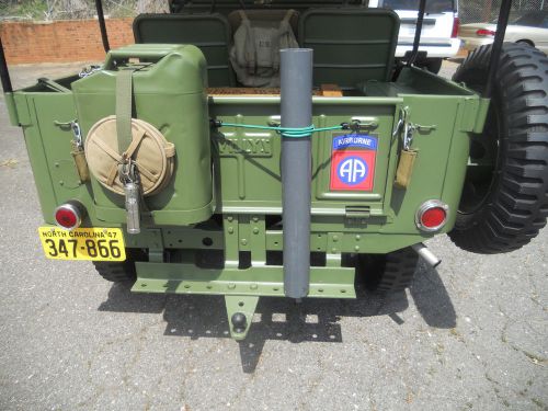 Willys cj-2a cargo tube -- also fits 3a and any willys with this drawbar