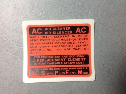 Air breather decal for 1947-52 studebaker