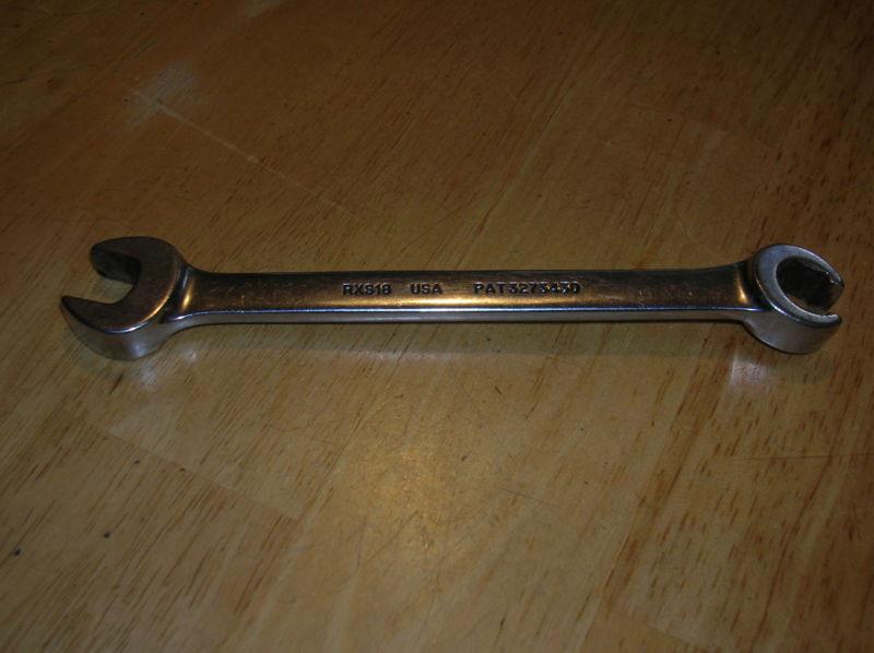 Snap on 9/16 open end / flare nut wrench rxs18